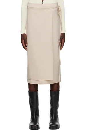 Bec & Bridge Jupe midi Emmy beige