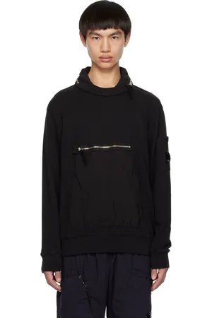 C.P. Company Pull molletonné noir à capuche