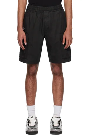 A Bathing Ape Short cargo teint en plongée noir