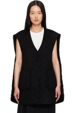 Totême Gilet surdimensionné noir