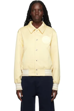 Ami Blouson aviateur blanc cassé à logo Ami de cœur