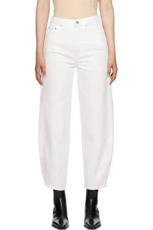 Totême Jean ample et incurvé blanc cassé