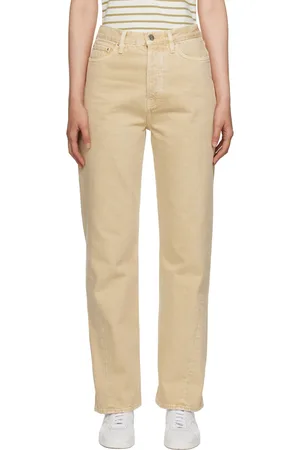 Totême Jean beige à coutures torsadées