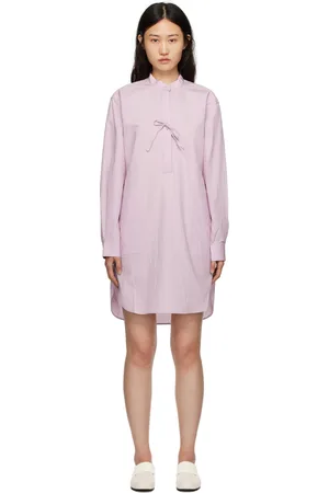 Totême Robe courte de style tunique mauve