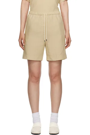 Totême Short beige à cordon coulissant