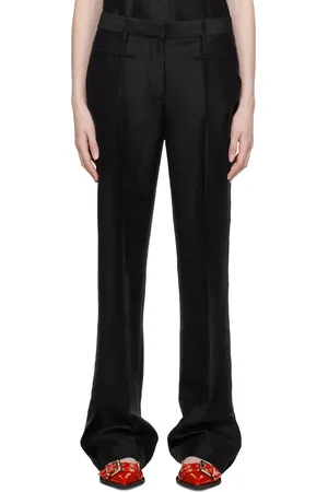Helmut Lang Pantalon évasé noir