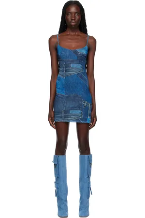 Miaou Robe courte Anya bleue