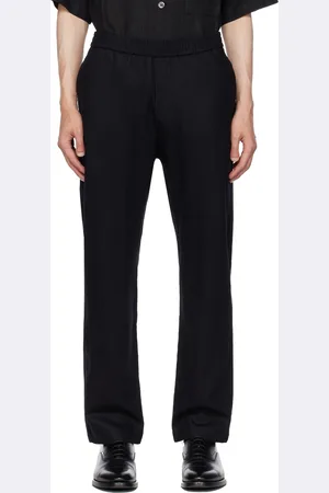 BARENA Pantalon noir à plis