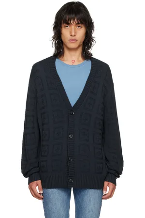 KSUBI Cardigan Cross Out bleu marine