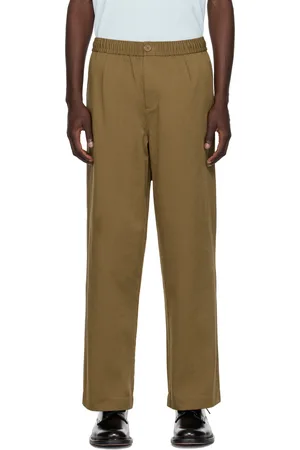 Fred Perry Pantalon brun à cordon coulissant