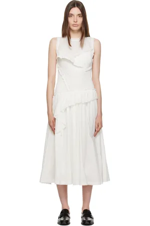 3.1 Phillip Lim Robe midi blanche à volants