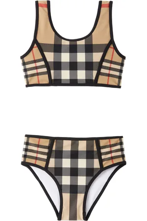 Burberry Enfant | Bikini beige à carreaux