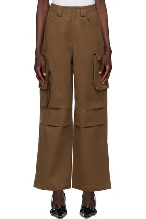 Fax Copy Express Pantalon cargo brun exclusif à SSENSE