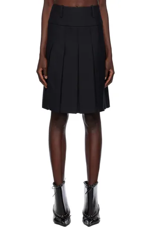 Fax Copy Express Jupe midi noire exclusive à SSENSE