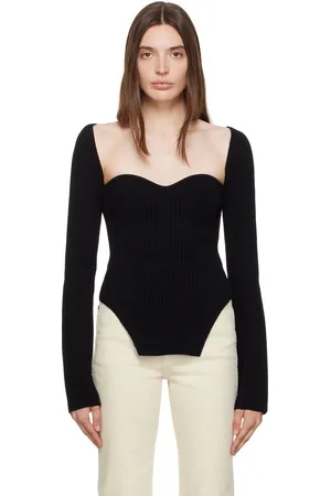 Khaite T-shirt à manches longues Maddy noir