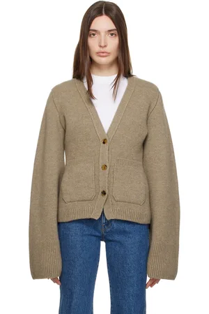 Khaite Cardigan Scarlet taupe
