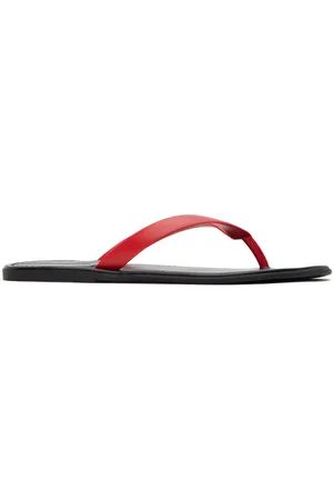 The Row Sandales de plage rouge et noir