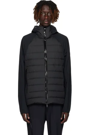 Moncler Blouson Viaur noir rembourré en duvet