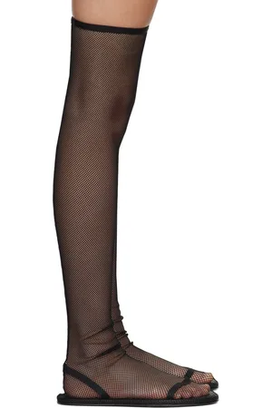 The Row Bottes chaussettes noires