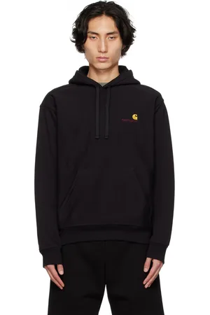 Carhartt Pull à capuche noir à logo Script