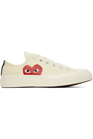 Comme des Garçons Baskets basses Chuck 70 blanc cassé édition Converse