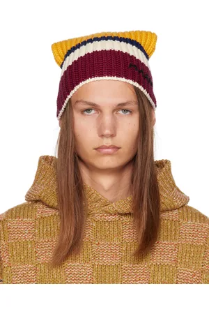 Marni Bonnet multicolore à logo