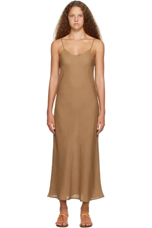 Baserange Robe longue Dydine brune