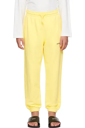 OFF-WHITE Enfant | Pantalon de survêtement jaune à quatre flèches