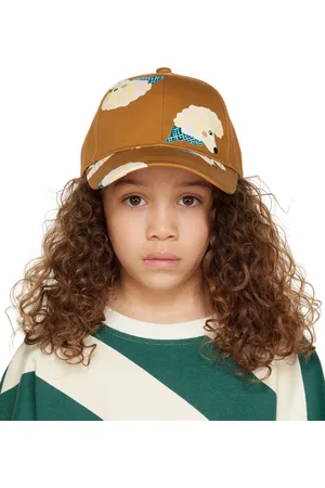 Maed for mini Enfant | Casquette brune à motif graphique