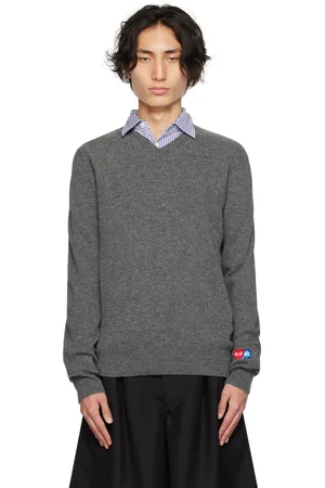 Comme des Garçons Pull gris édition Invader