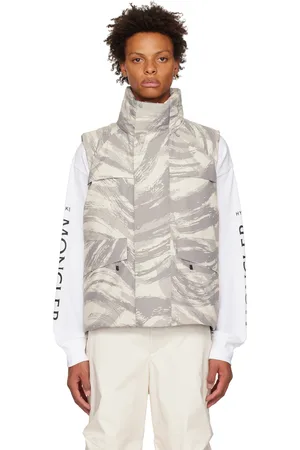Moncler Veste Vanil gris rembourrée en duvet - 4 Moncler HYKE