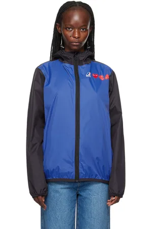 Comme des Garçons Blouson bleu et noir édition K-Way