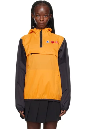 Comme des Garçons Blouson orange et noir édition K-Way