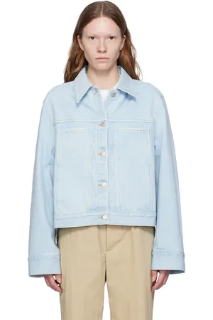 STUDIO NICHOLSON Blouson Petar bleu en denim