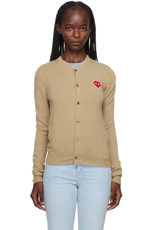 Comme des Garçons Cardigan brun clair édition Invader