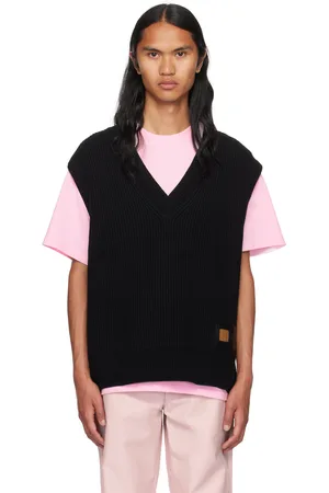 J.W.Anderson Gilet noir à écusson à logo