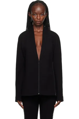 Alaïa Blouson noir à glissière