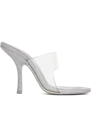 Alexander Wang Sandales à talon haut Nudie 105 argentées