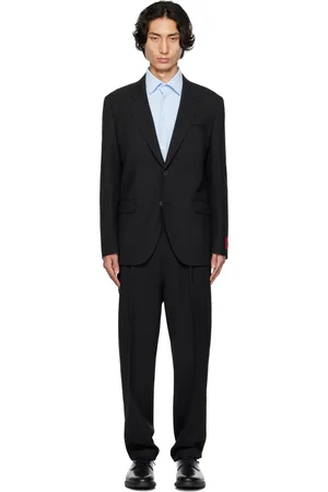 HUGO BOSS Complet noir à simple boutonnage