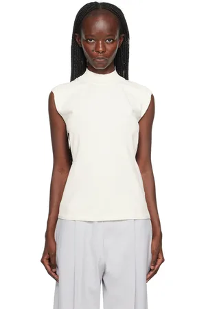 Issey Miyake Camisole Mellow blanc cassé