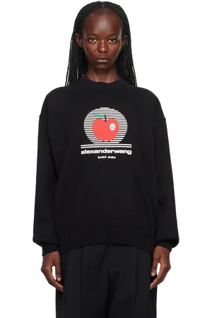 Alexander Wang Pull noir à image à logo