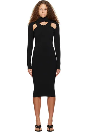 COPERNI Robe midi étagée noire