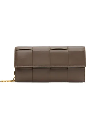 Bottega Veneta Sac taupe à rabat