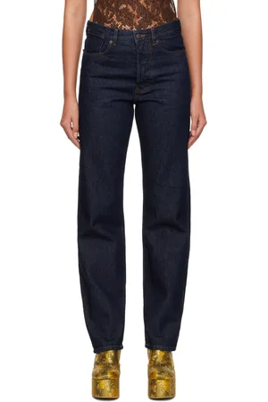 DRIES VAN NOTEN Jean ample bleu