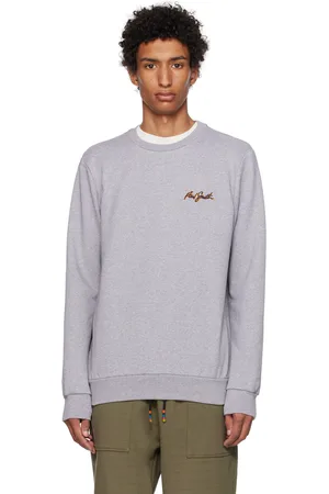 Paul Smith Pull molletonné gris à logo brodé