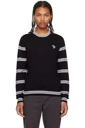 Paul Smith Pull noir à rayures