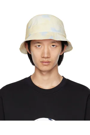 Paul Smith Chapeau bob jaune et bleu à motif tie-dye