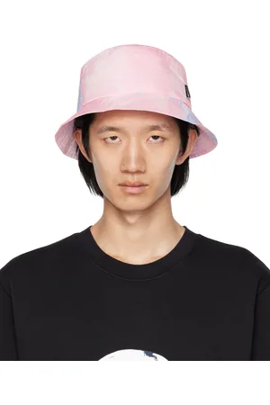 Paul Smith Chapeau bob rose et bleu à motif tie-dye