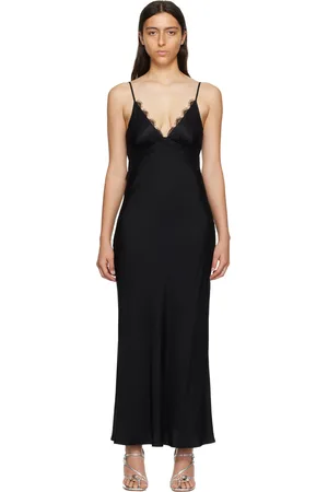 Bec & Bridge Robe longue Emery noire