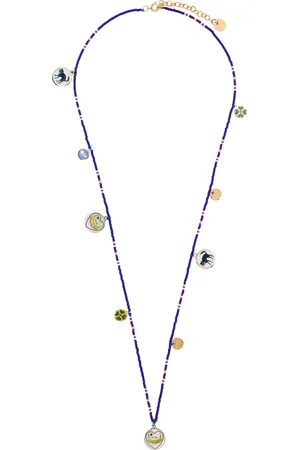 Marni Collier bleu à perles